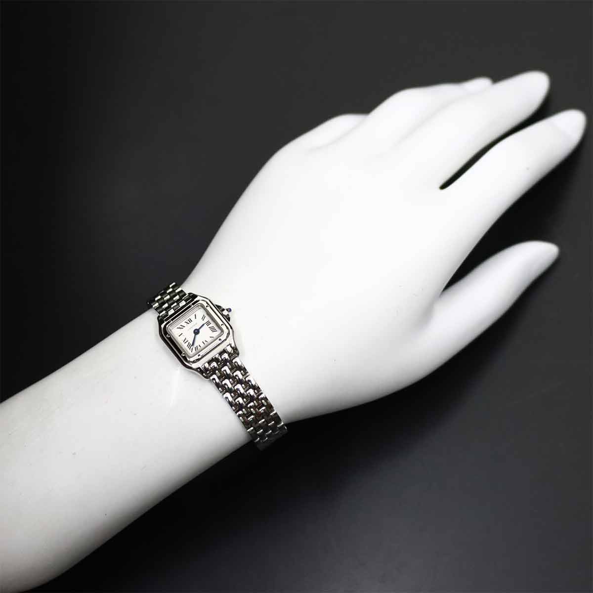 Panthere de Cartier mini WSPN0019 Quartz Silver Dial Ladies