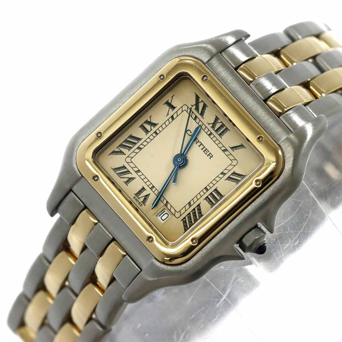 Panthere MM 2Row 83083242 YG Quartz Date Cream Dial Boys Watch