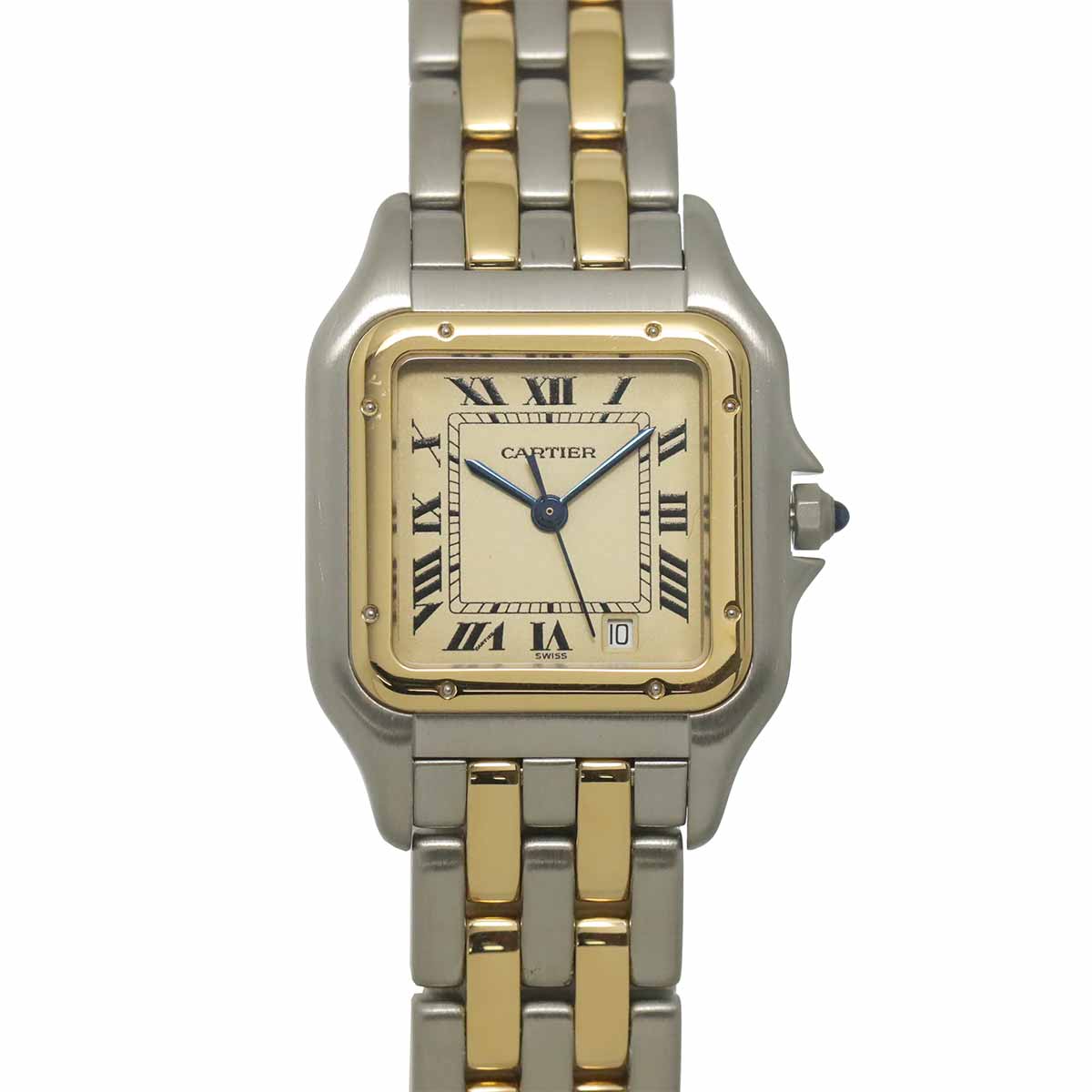 Panthere MM 2Row 83083242 YG Quartz Date Cream Dial Boys Watch