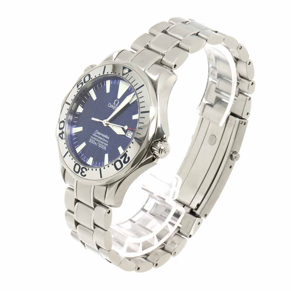 Seamaster Professional 300 2255 80 Mens Watch Date Blue Dial