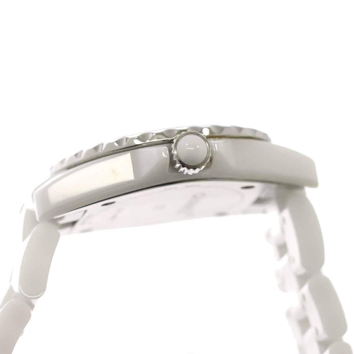 J12 H2570 29mm 8P Diamond Quartz White Shell Dial Ladies Watch