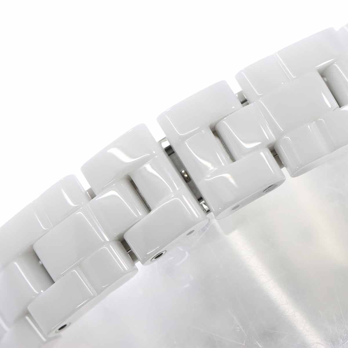 J12 H2570 29mm 8P Diamond Quartz White Shell Dial Ladies Watch