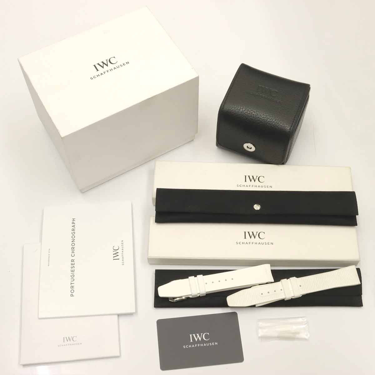 Portugieser Chronograph IW371620 Automatic White Dial Mens Watch