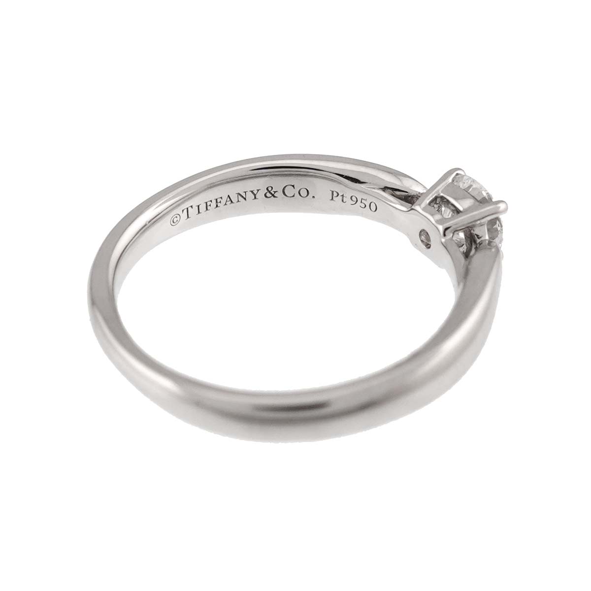 Harmony Diamond 0.25ct E/VS1/3EX Ring Pt Size3.25(US)