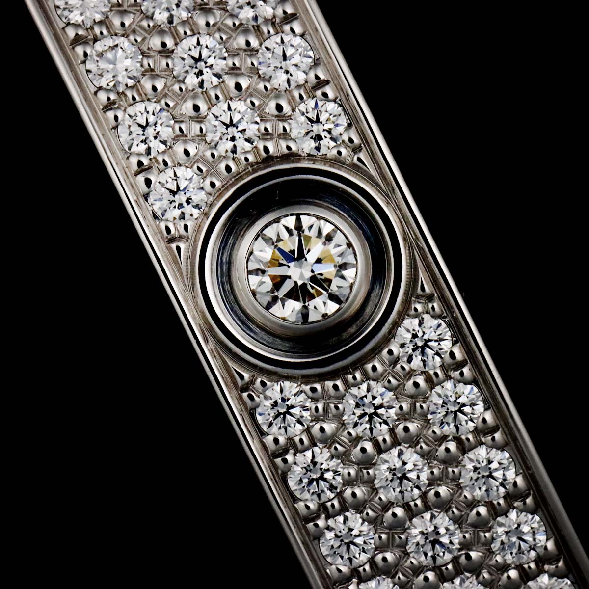 Love Bracelet Full Pave Diamond 12 stones 18K WG 750 Size17