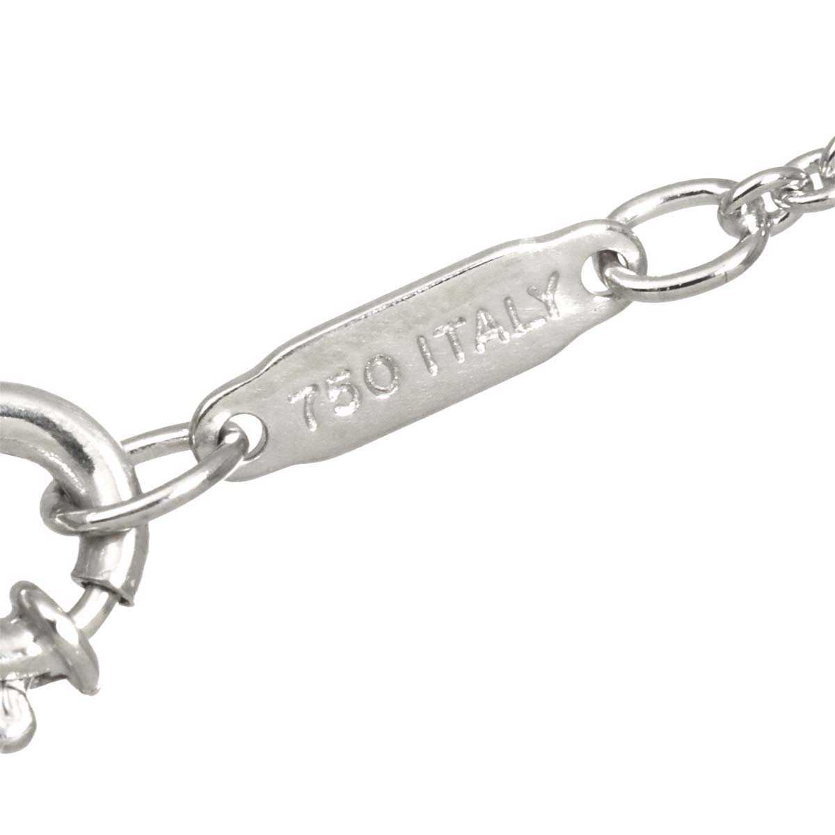 Diamond Bracelet 18K White Gold 750