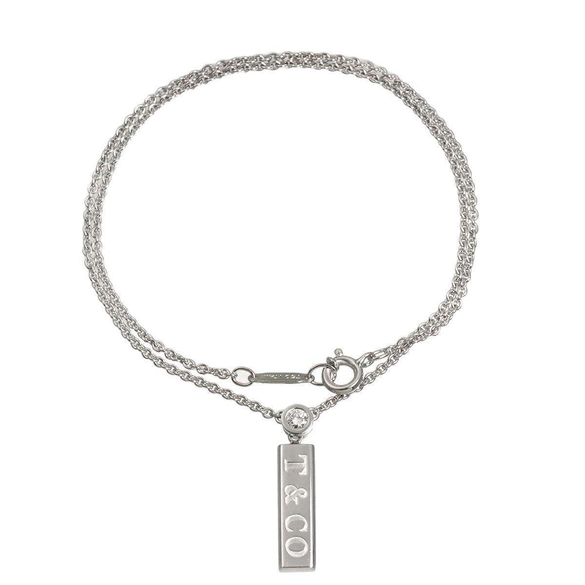 Diamond Bracelet 18K White Gold 750