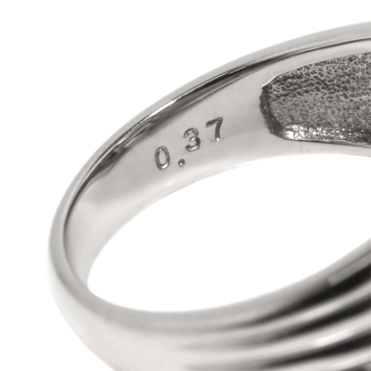 Akoya Pearl 9.3mm Diamond 0.37ct Ring Pt size6.25-6.5(US)