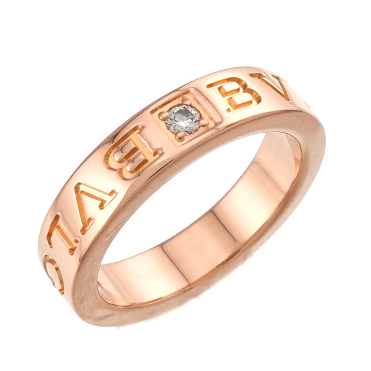 B-ZERO1 Diamond Ring 18K Pink Gold 750 Size4-4.5(US)