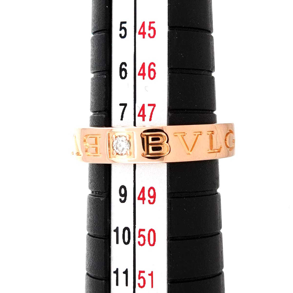 B-ZERO1 Diamond Ring 18K Pink Gold 750 Size4-4.5(US)