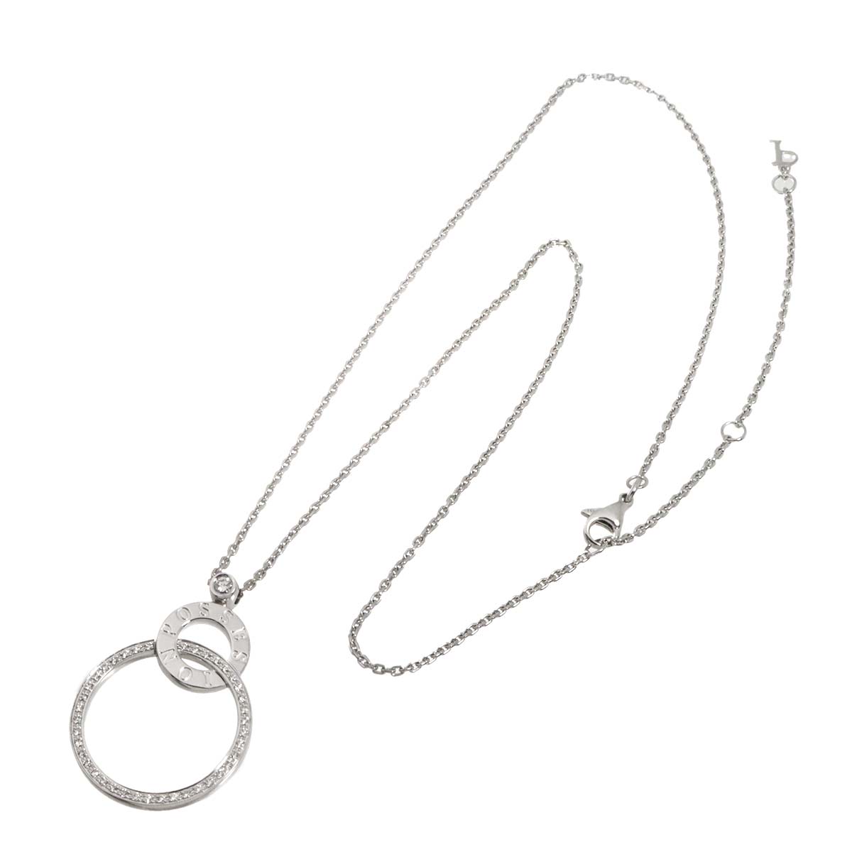Possession Diamond Necklace 18K White Gold 750