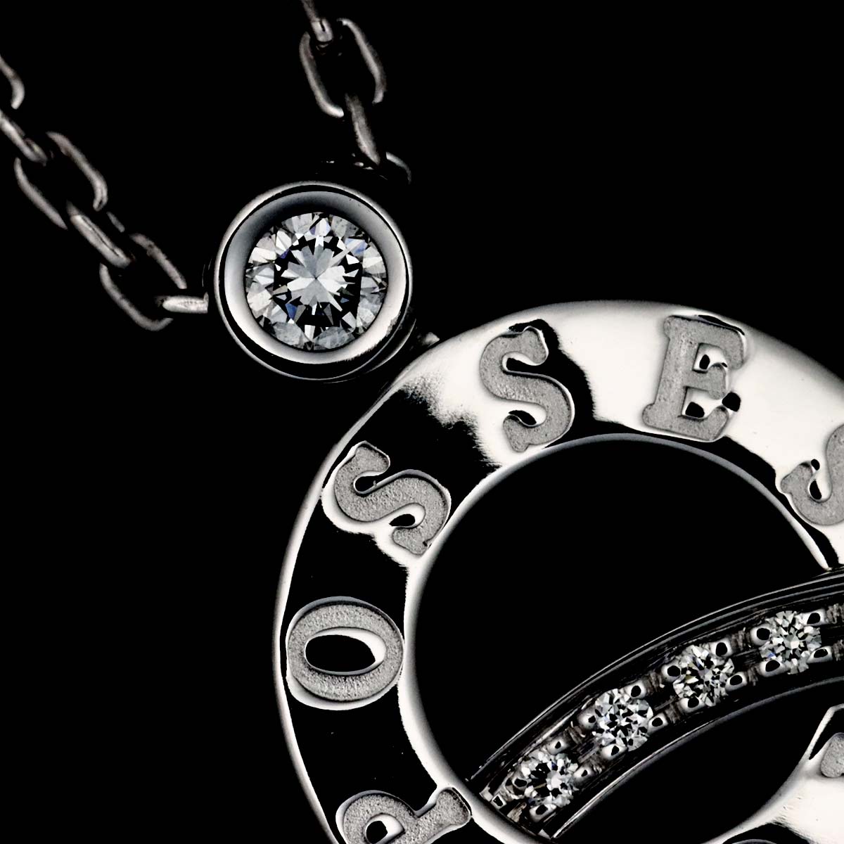 Possession Diamond Necklace 18K White Gold 750