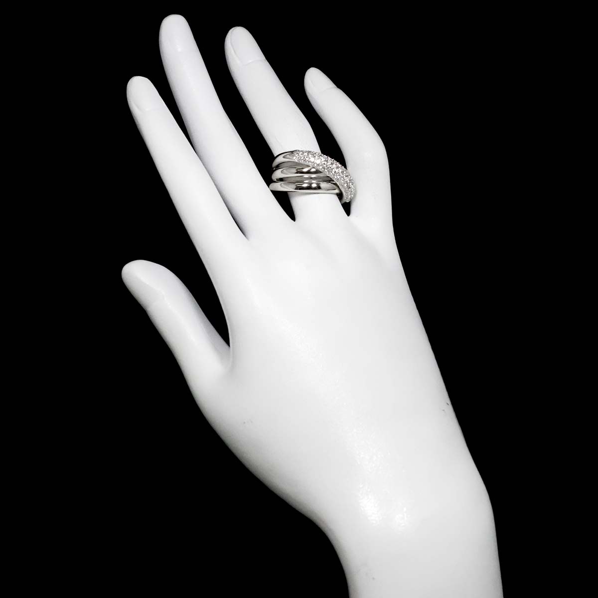 Diamond 0.83ct Ring Pt size9(US)