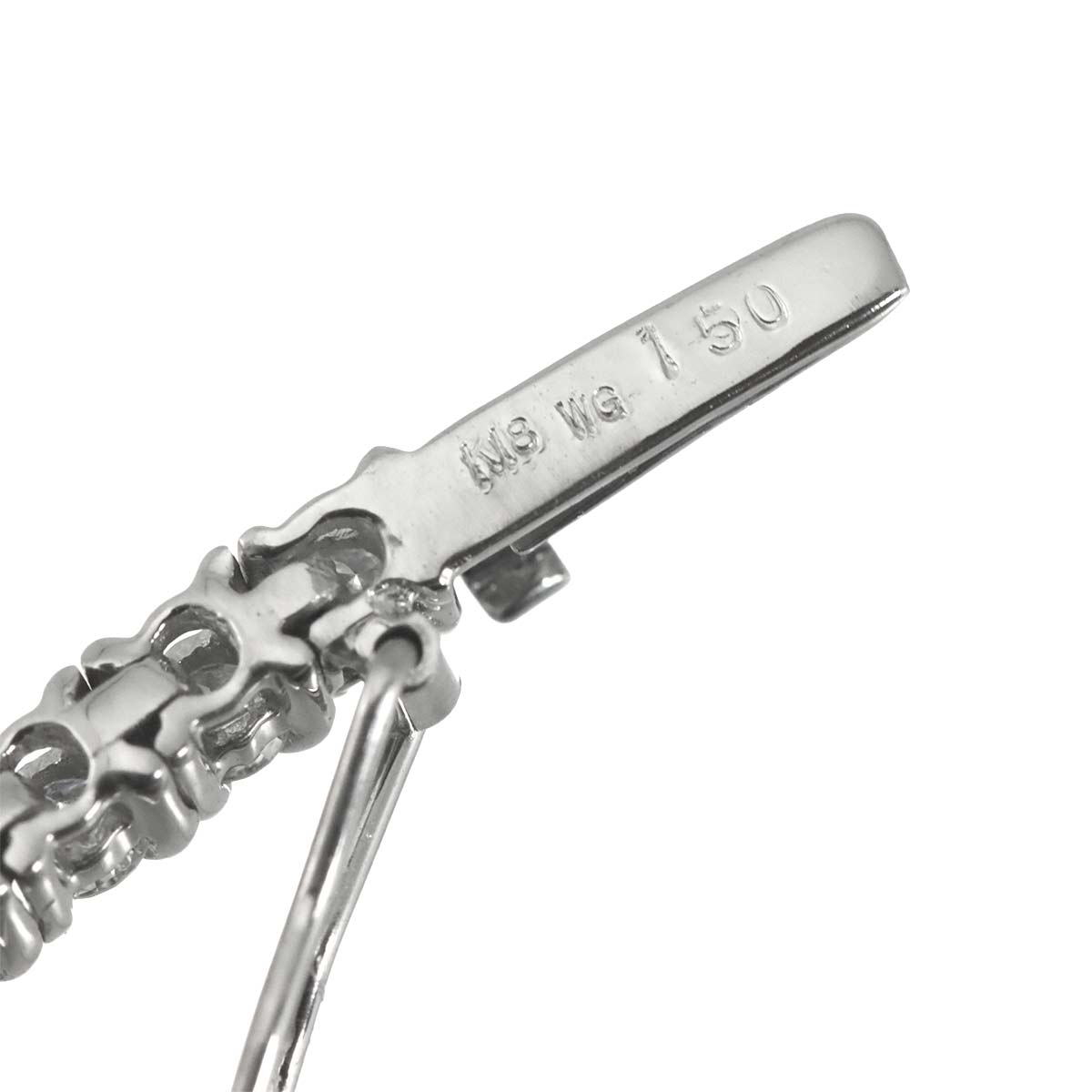 Diamond 1.50ct Bracelet 18K White Gold 750