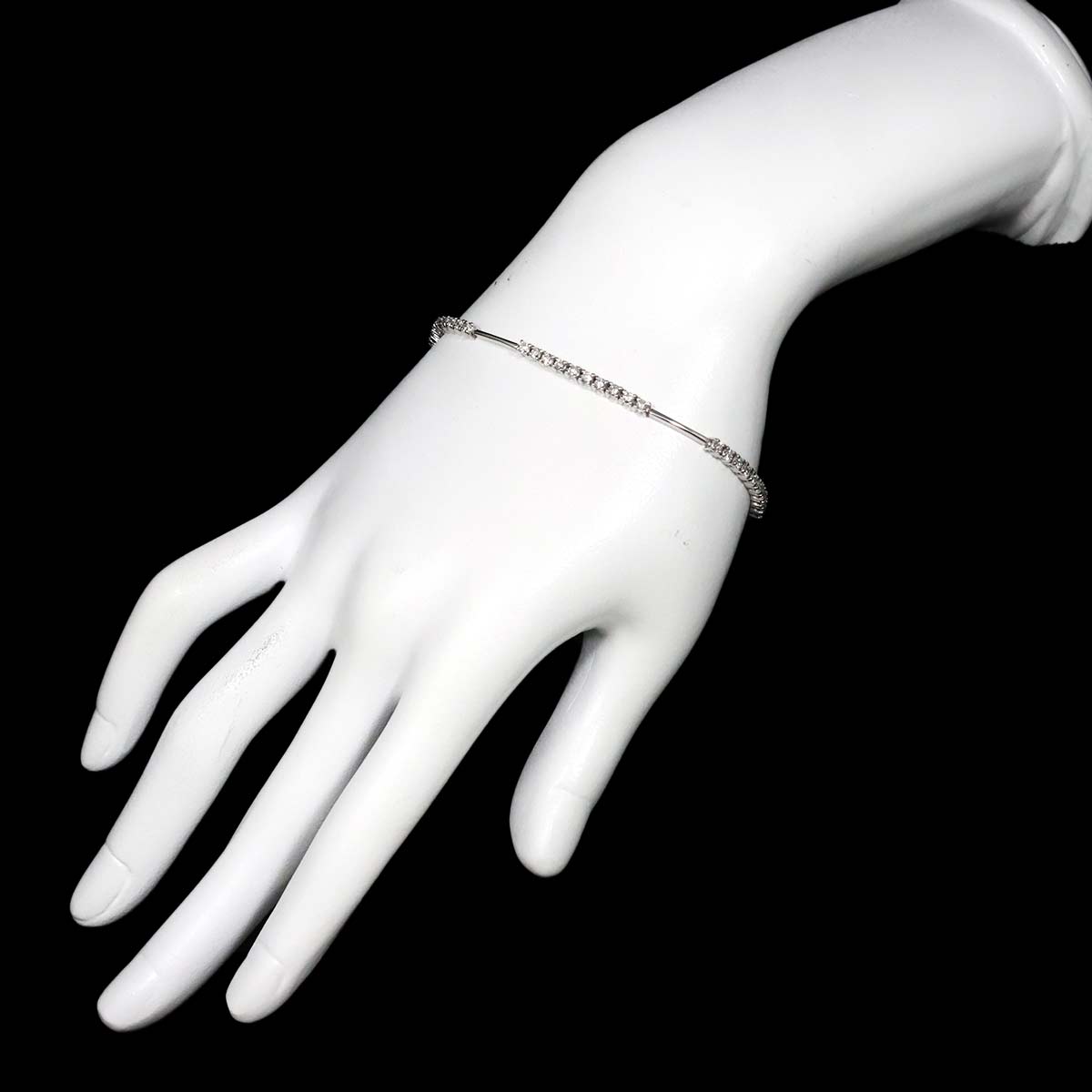 Diamond 1.50ct Bracelet 18K White Gold 750