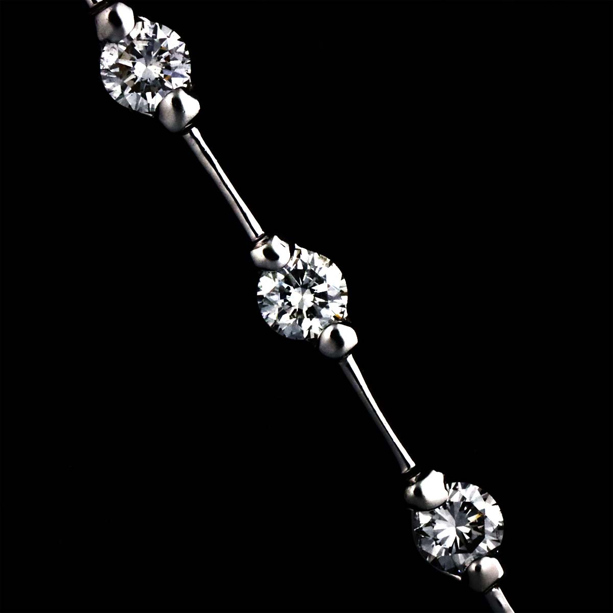 Diamond 1.25ct Bracelet 18K White Gold 750