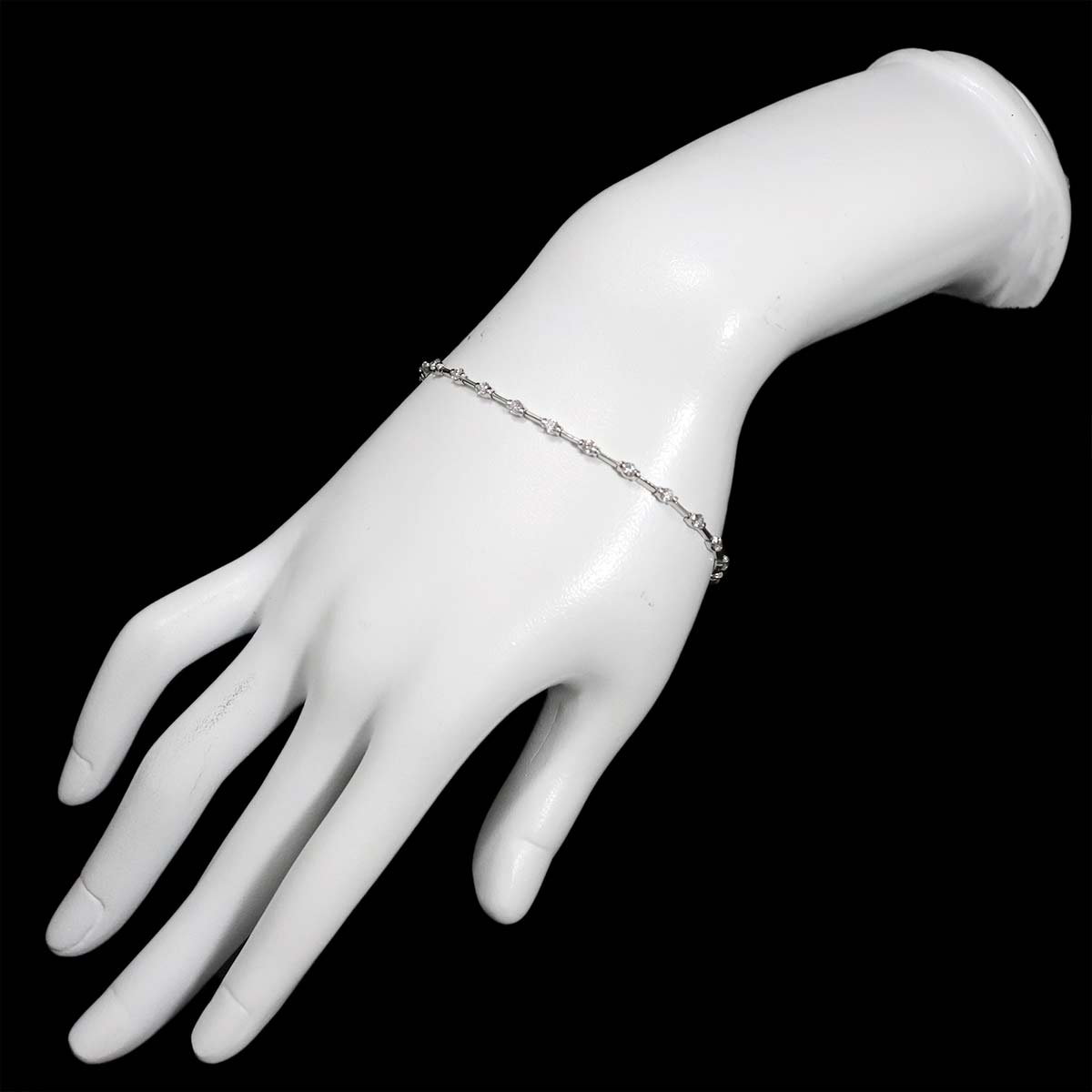 Diamond 1.25ct Bracelet 18K White Gold 750