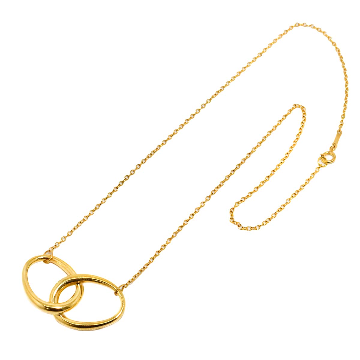 Double Loop Necklace 18K Yellow Gold 750