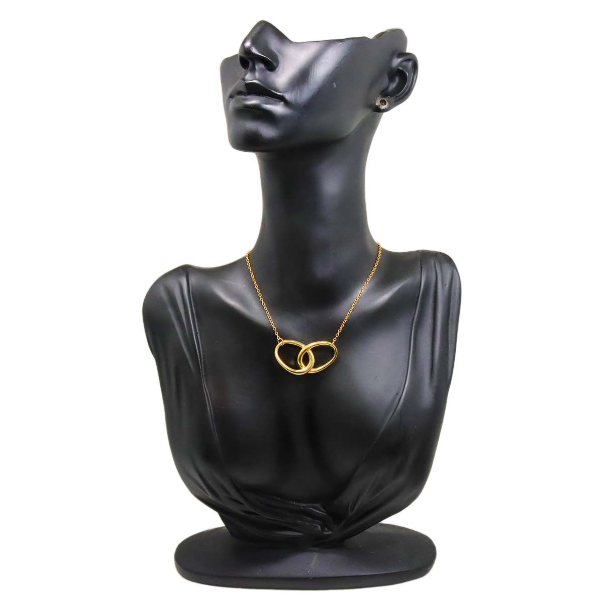 Double Loop Necklace 18K Yellow Gold 750
