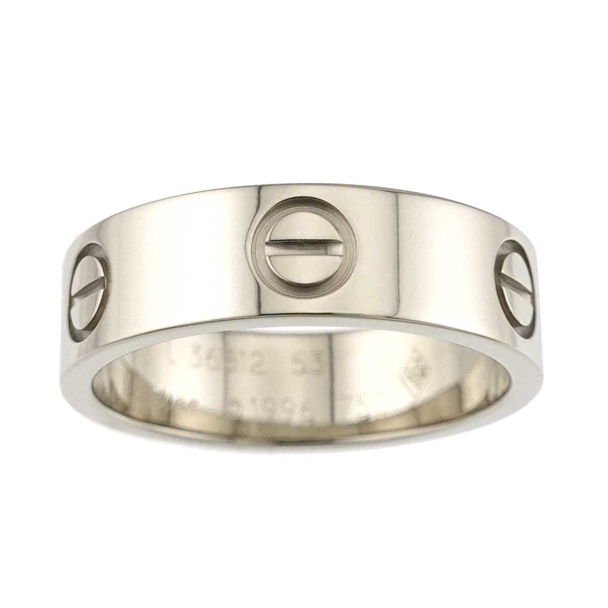 Love Classic Ring 18K White Gold 750 size53 6(US)