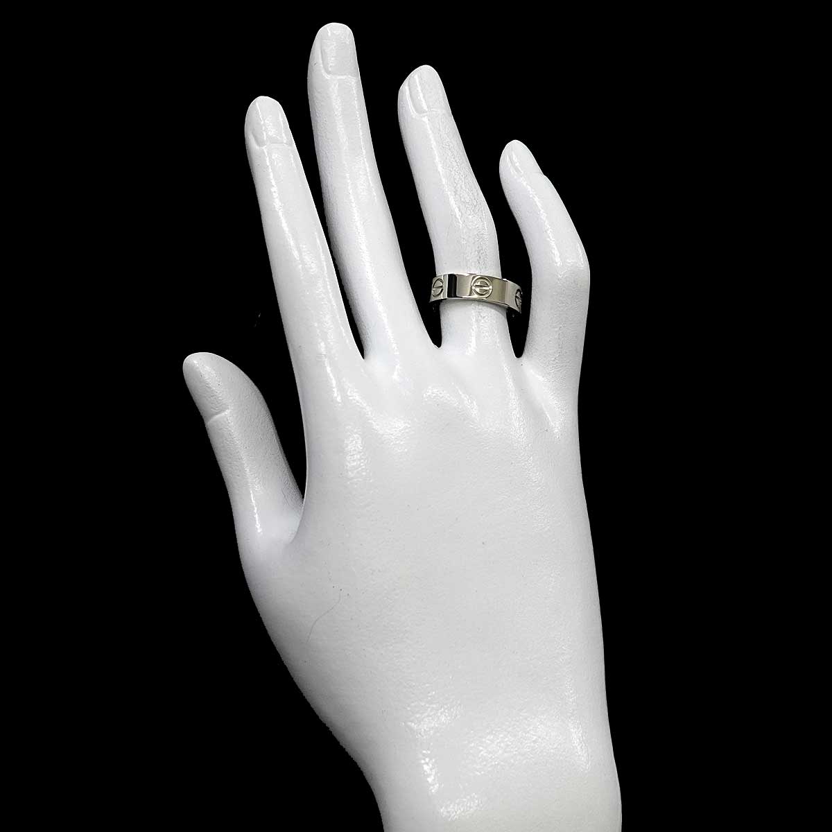 Love Classic Ring 18K White Gold 750 size53 6(US)