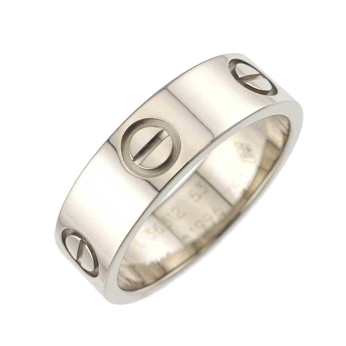 Love Classic Ring 18K White Gold 750 size53 6(US)