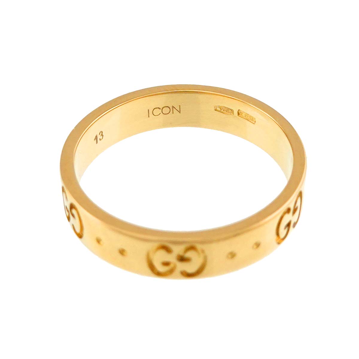Icon Ring 18K Yellow Gold 750 Size13 6(US)