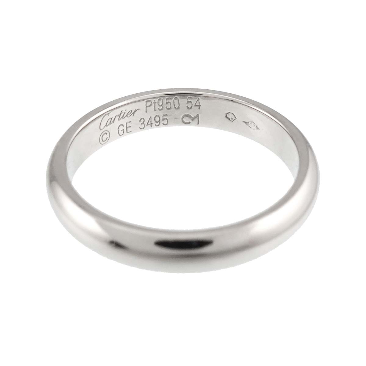 1895 Classic Ring Platinum Size54 6.75(US)