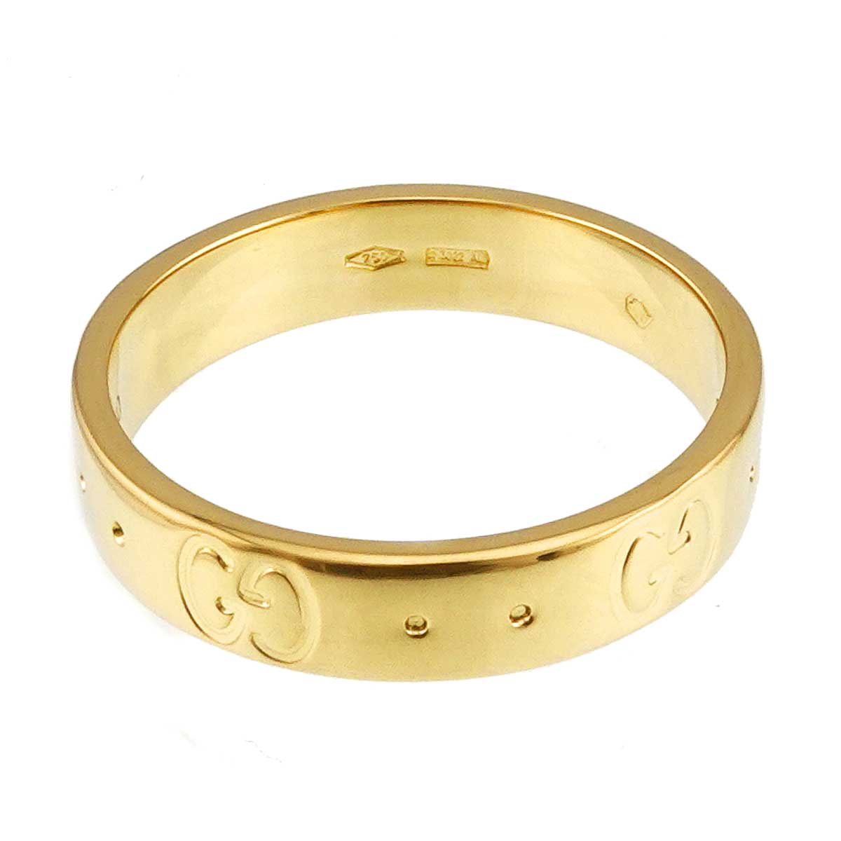 Icon Ring 18K Yellow Gold 750 Size10 5-5.25(US)