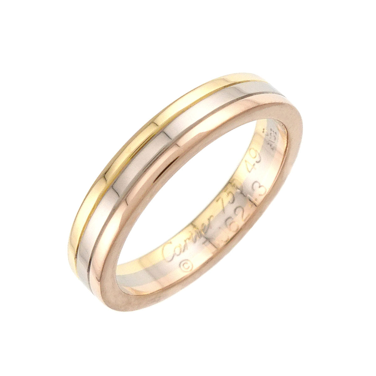 Vendome Ring 18K YG WG PG 750 size49 4.75-5(US)