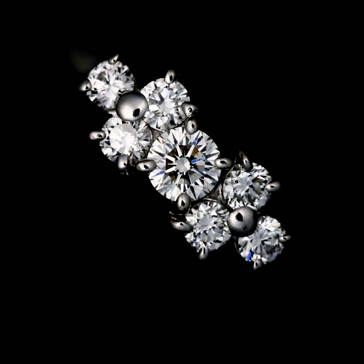 Diamond 0.26ct Ring Platinum Size5.5-5.75(US)