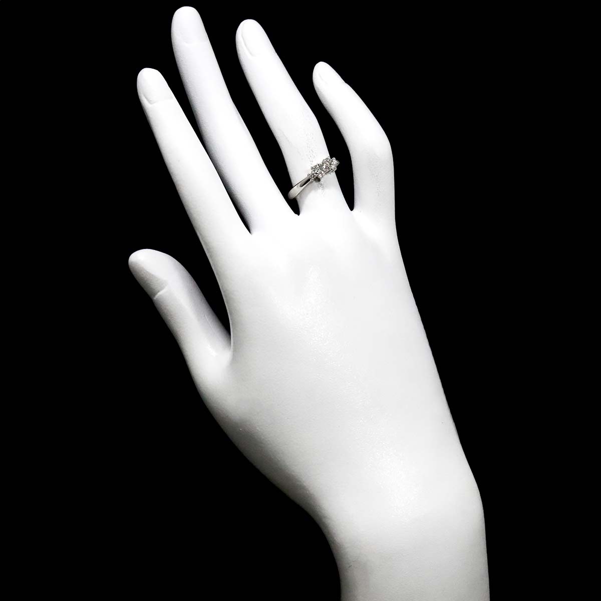 Diamond 0.26ct Ring Platinum Size5.5-5.75(US)