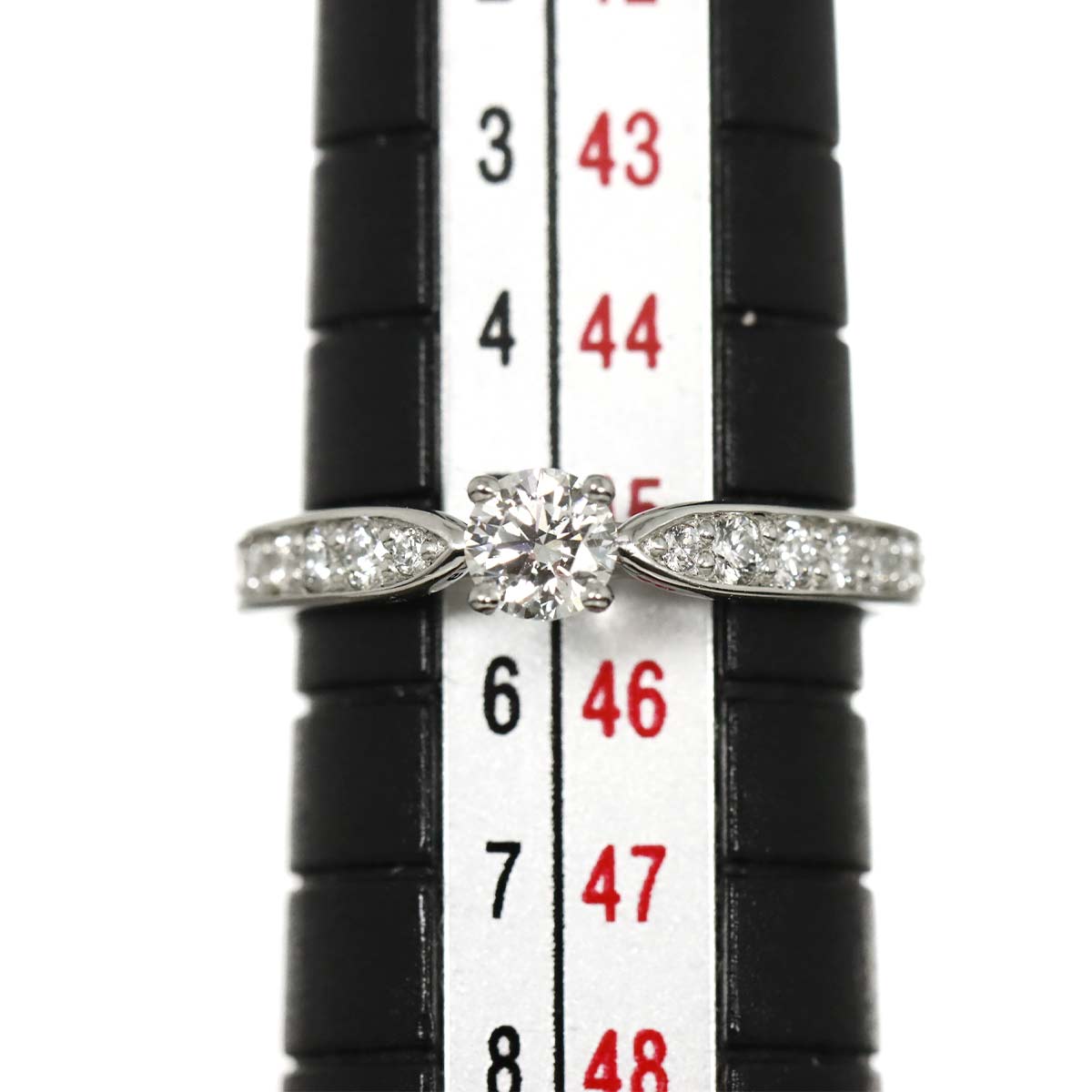 Harmony Diamond 0.20ct F/VS1/3EX Ring Pt Size3.25-3.75(US)
