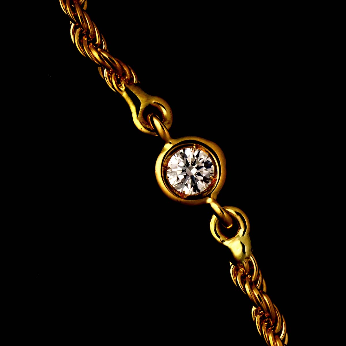 Serpent Boheme MOP Diamond Bracelet XS 18K YG 750 Size17.5