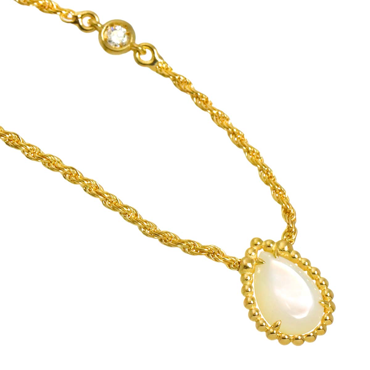 SERPENT BOHEME MOP Diamond Necklace 18K YG 750