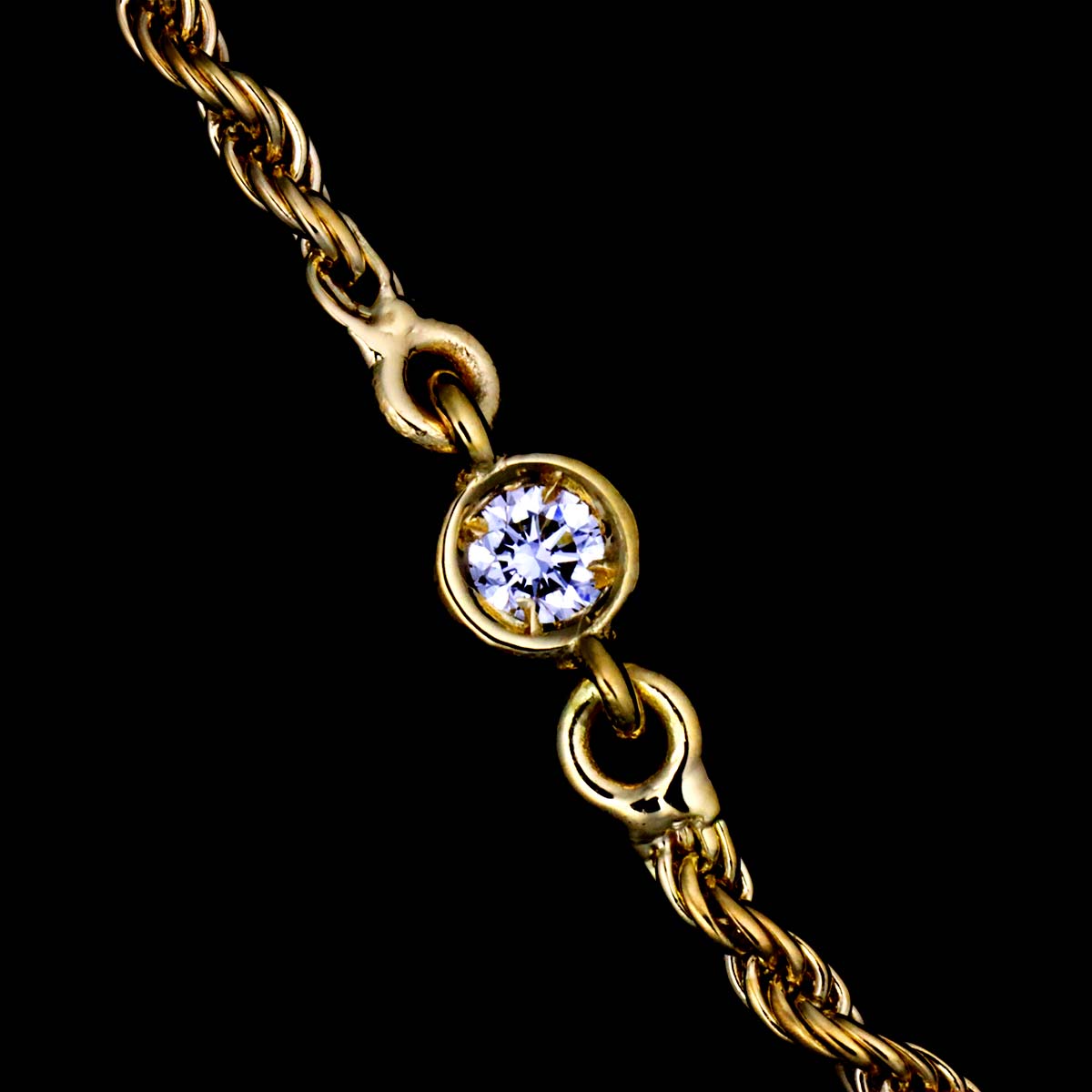 SERPENT BOHEME MOP Diamond Necklace 18K YG 750