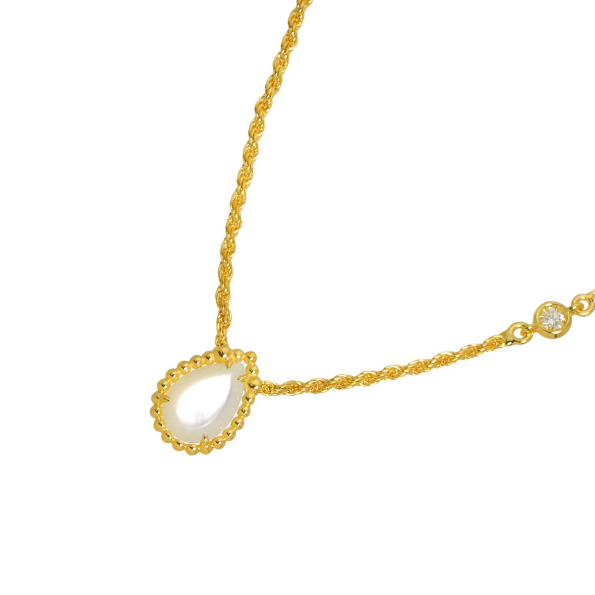 SERPENT BOHEME MOP Diamond Necklace 18K YG 750