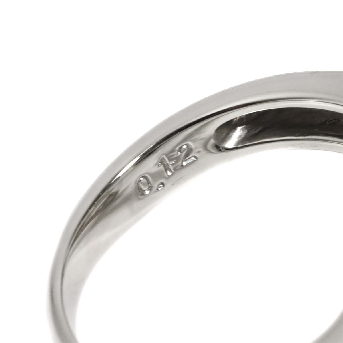 South Sea pearl 10.0mm Diamond 0.12ct Ring Platinum 4.75-5(US)