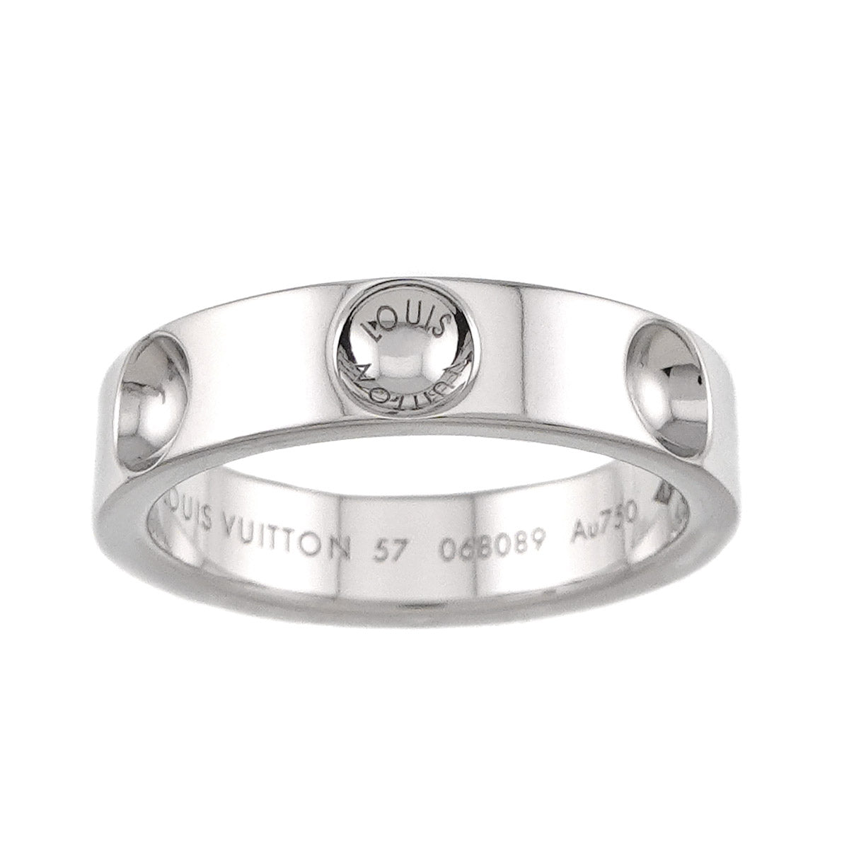 Petit Bague Empreinte Ring 18K WG 750 size57 7.5-7.75(US)