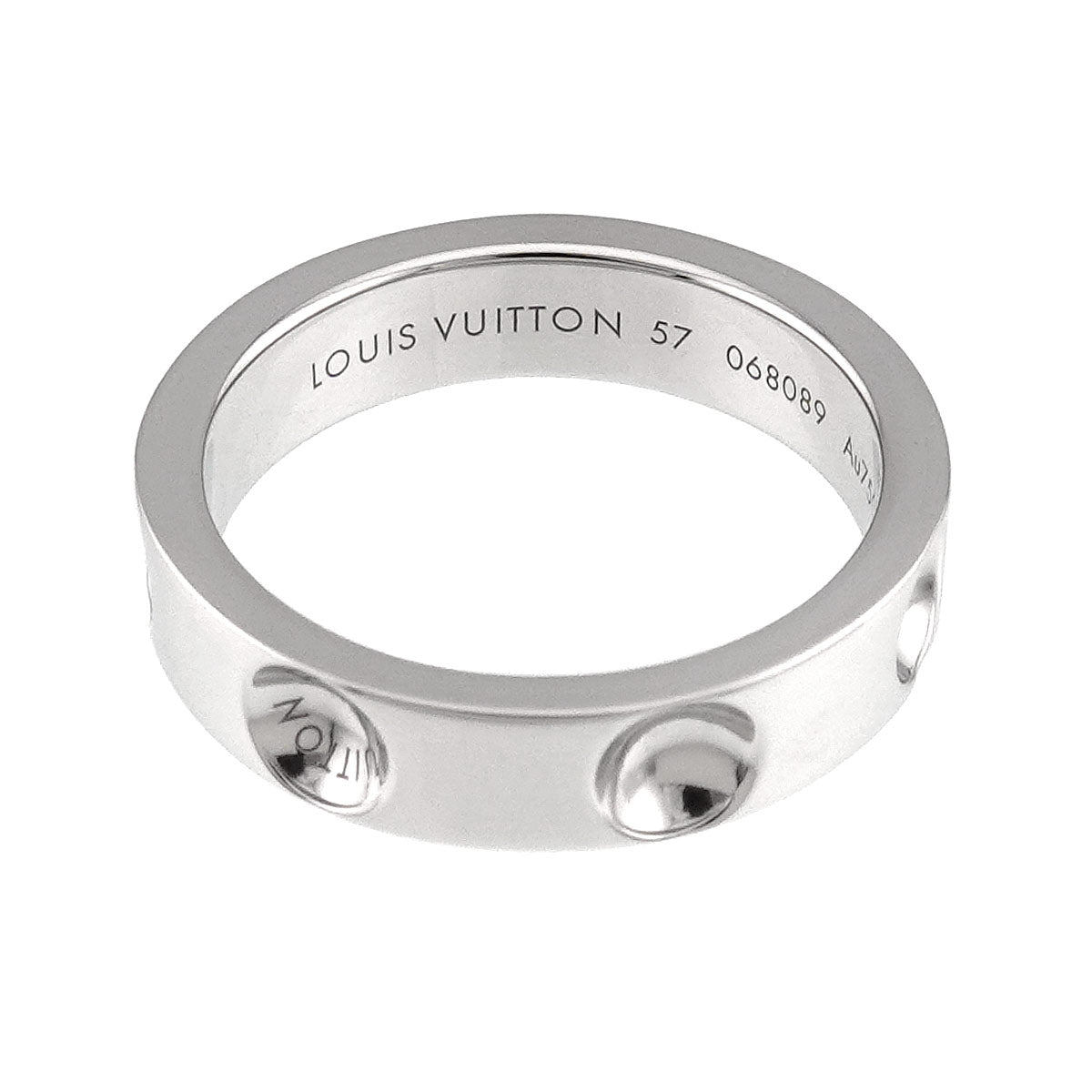 Petit Bague Empreinte Ring 18K WG 750 size57 7.5-7.75(US)