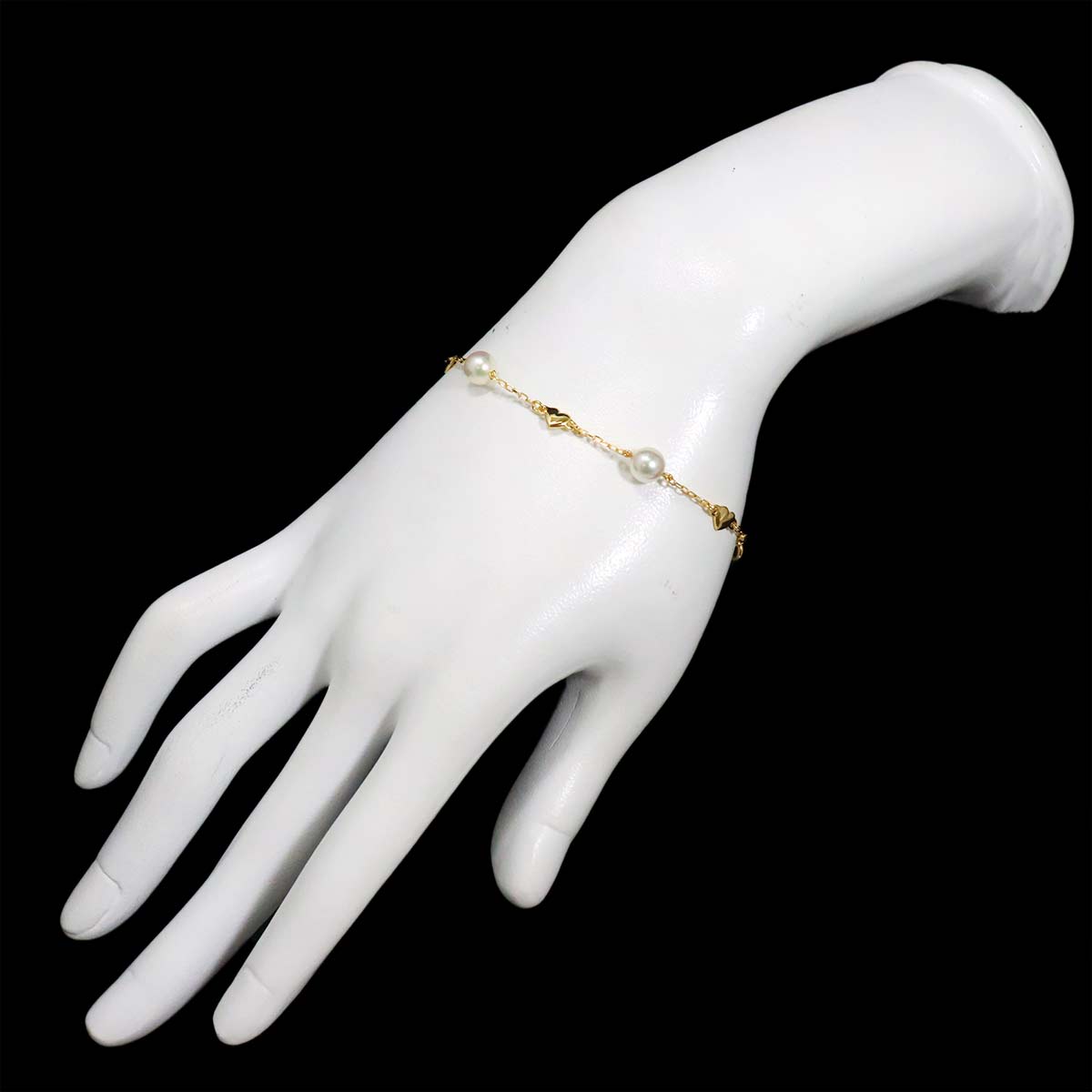 Akoya Pearl 5.9-5.8mm Bracelet 18K YG 750