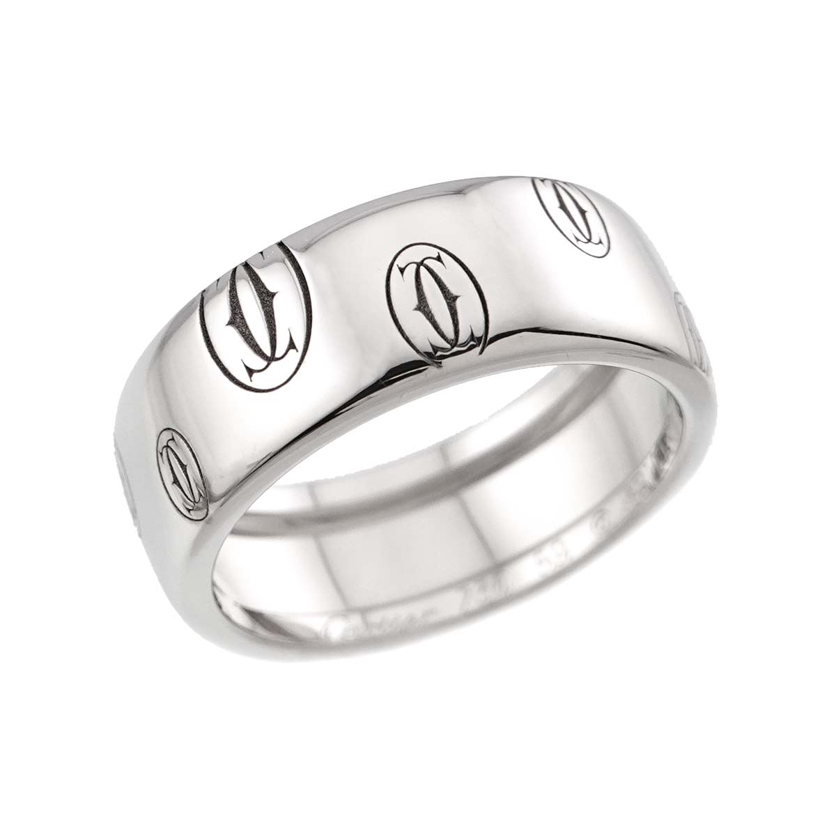 Happy Birthday LM Ring 18K WG 750 Size59 8.75(US)
