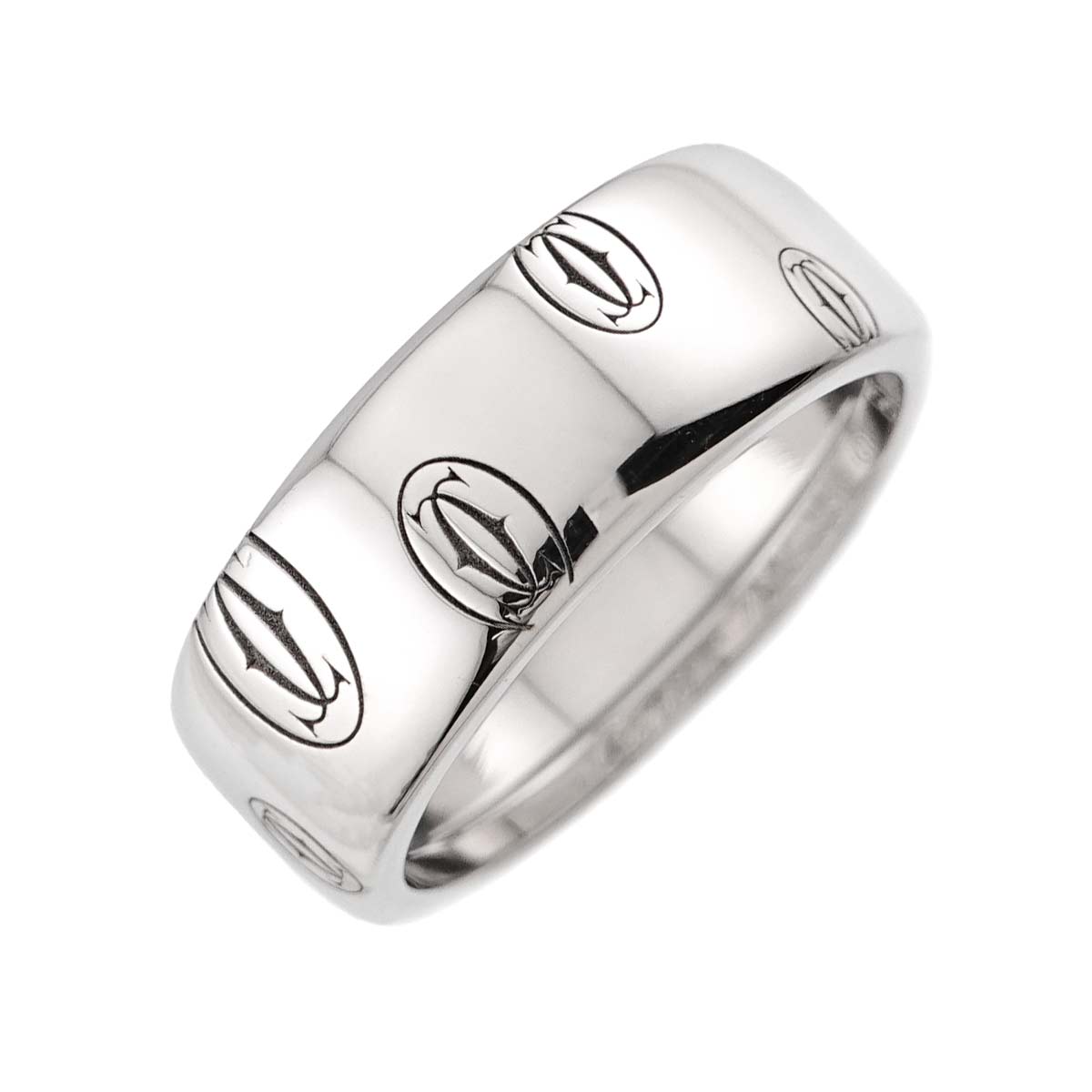 Happy Birthday LM Ring 18K WG 750 Size59 8.75(US)