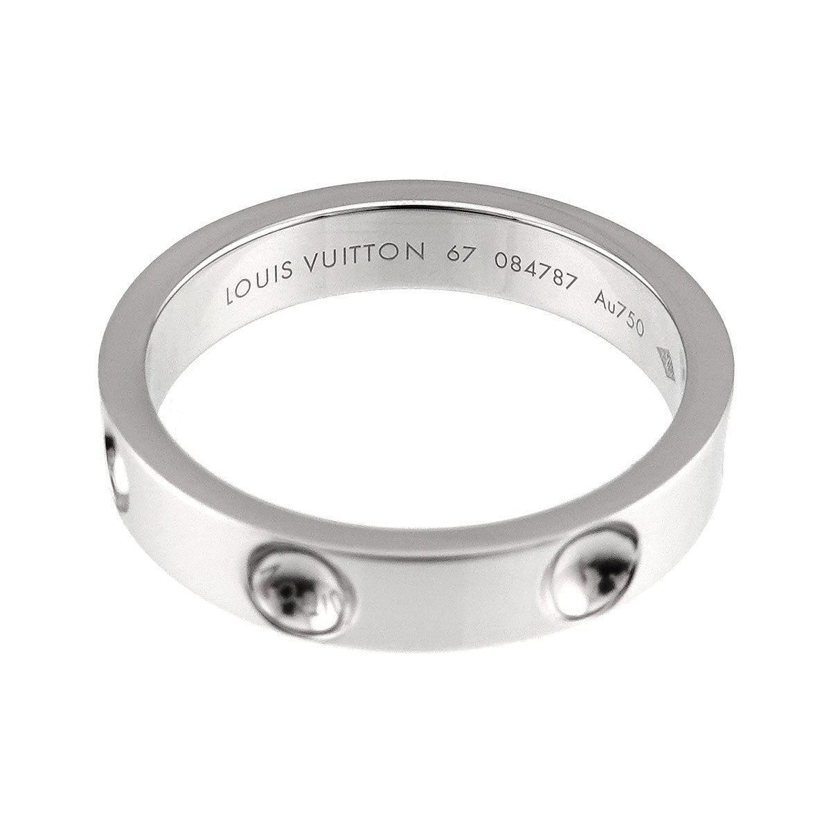 Petit Bague Empreinte Ring 18K WG size67 11.75(US)