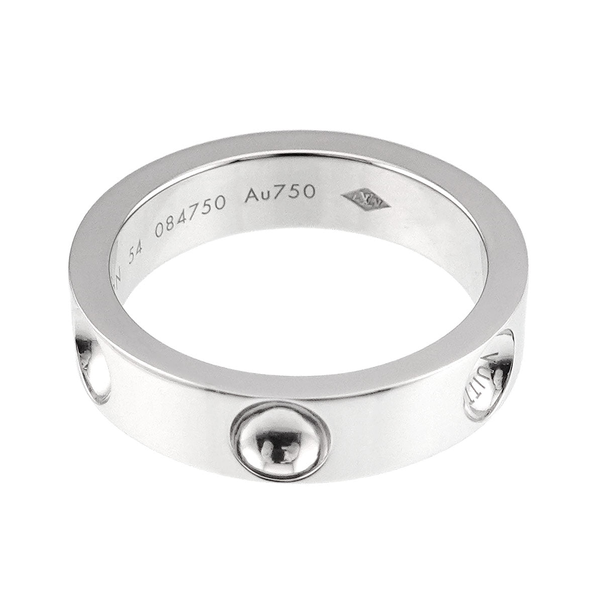Petit Bague Empreinte Ring 18K WG 750 size54 6.75(US)