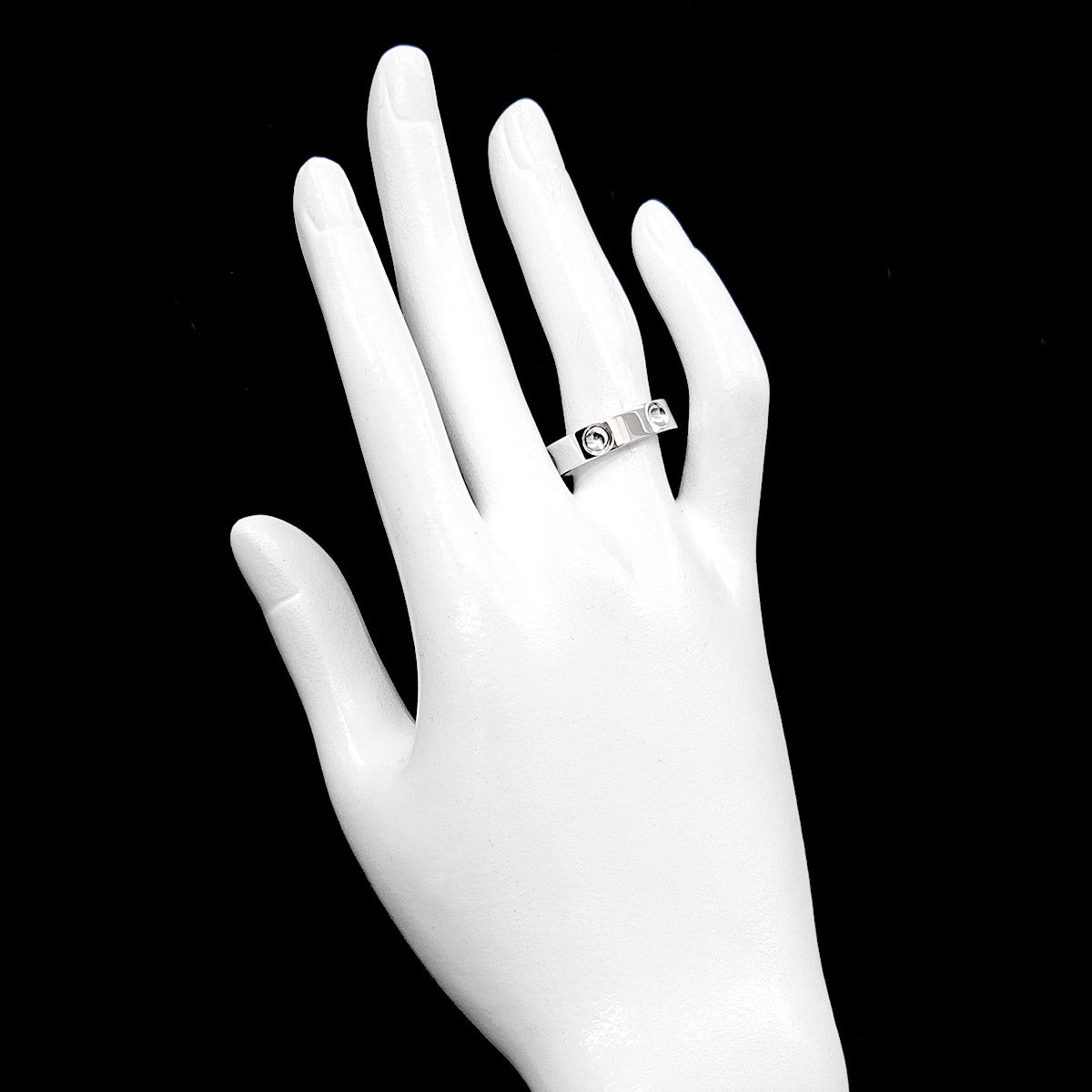 Petit Bague Empreinte Ring 18K WG 750 size54 6.75(US)