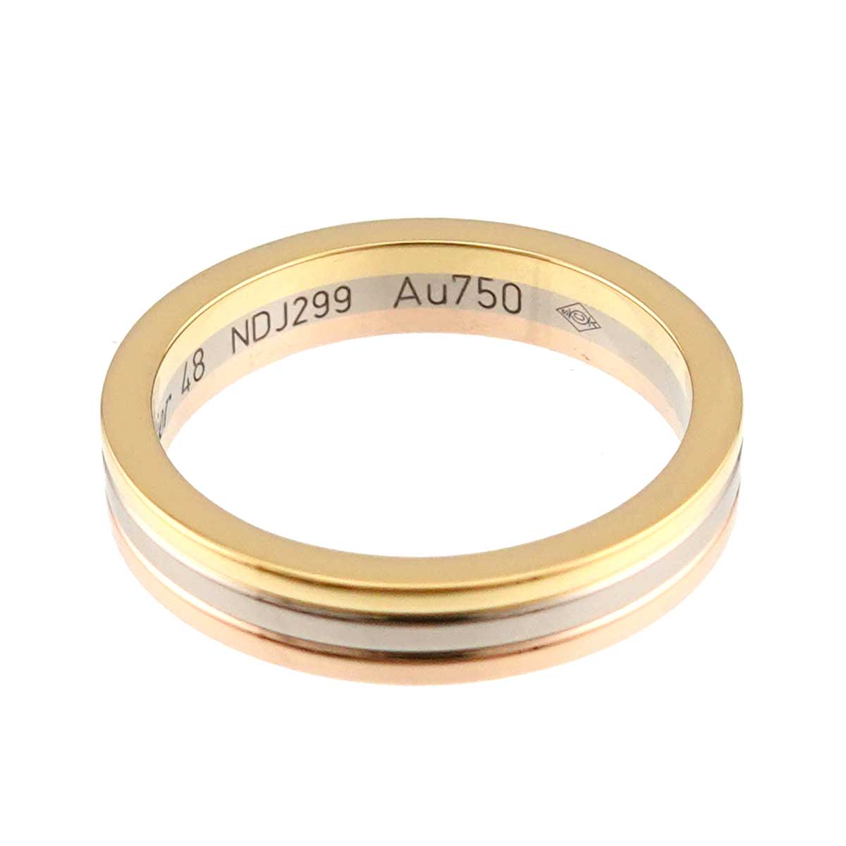 Vendome Ring 18K YG WG PG 750 size48 4.5(US)