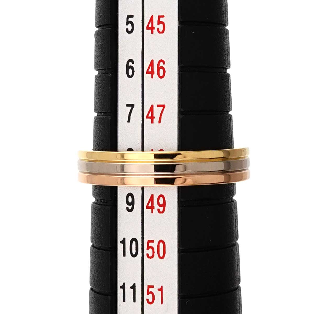Vendome Ring 18K YG WG PG 750 size48 4.5(US)