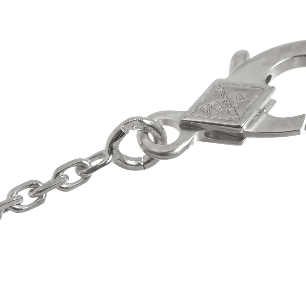 Lotus Diamond Necklace 18K White Gold 750