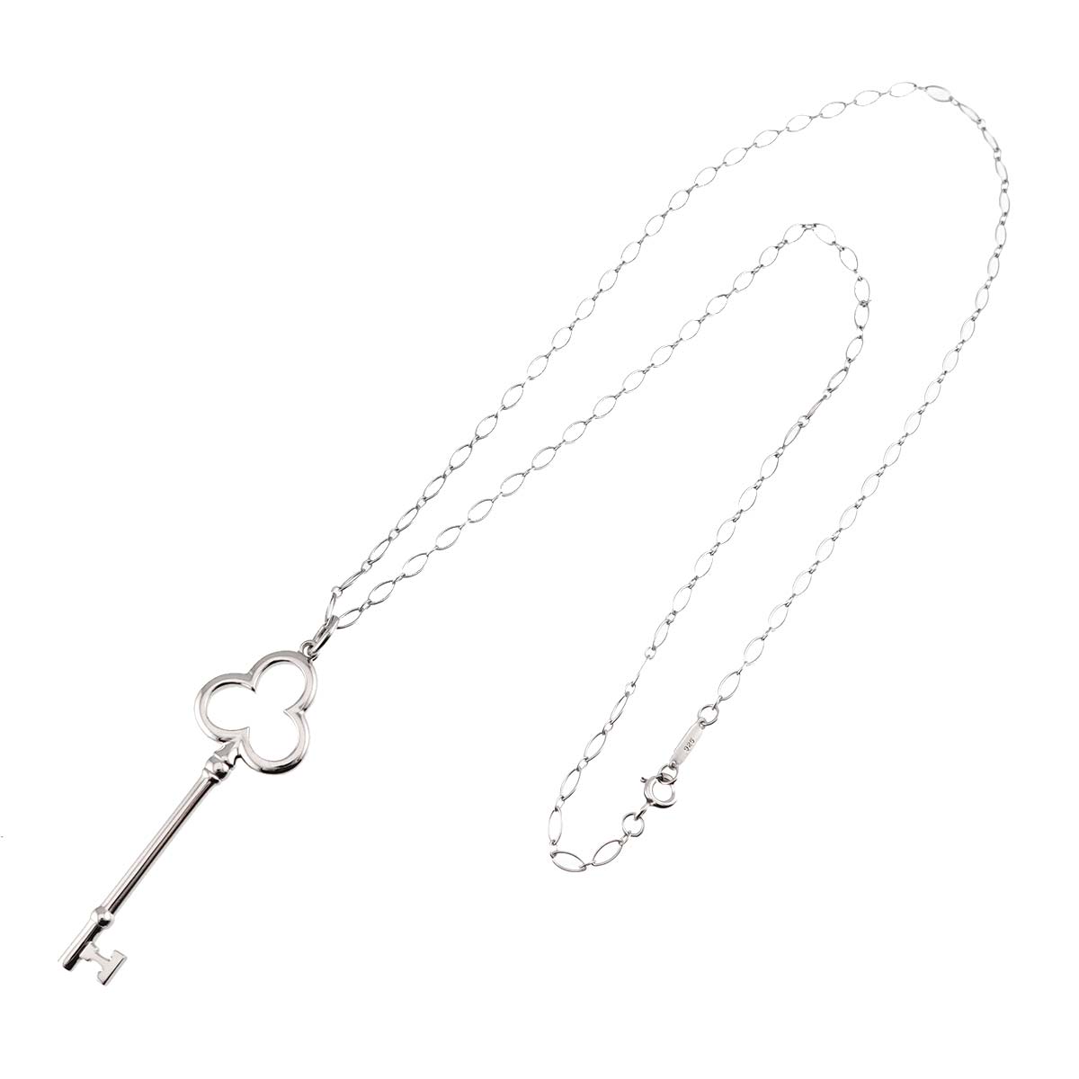 Clover Key Necklace Silver 925